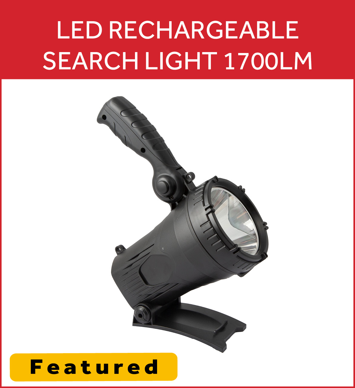 High Power LED Rechargeable Search Light